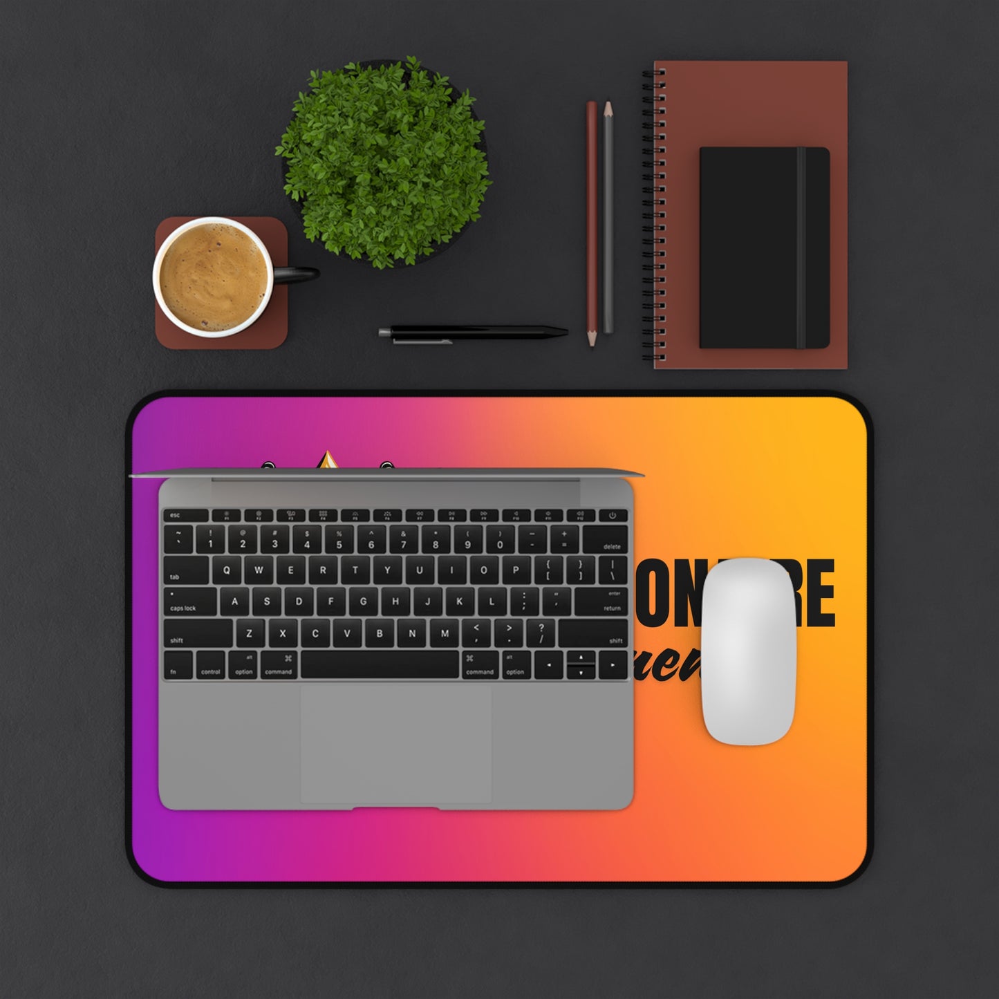 Bold & Courageous Desk Mat