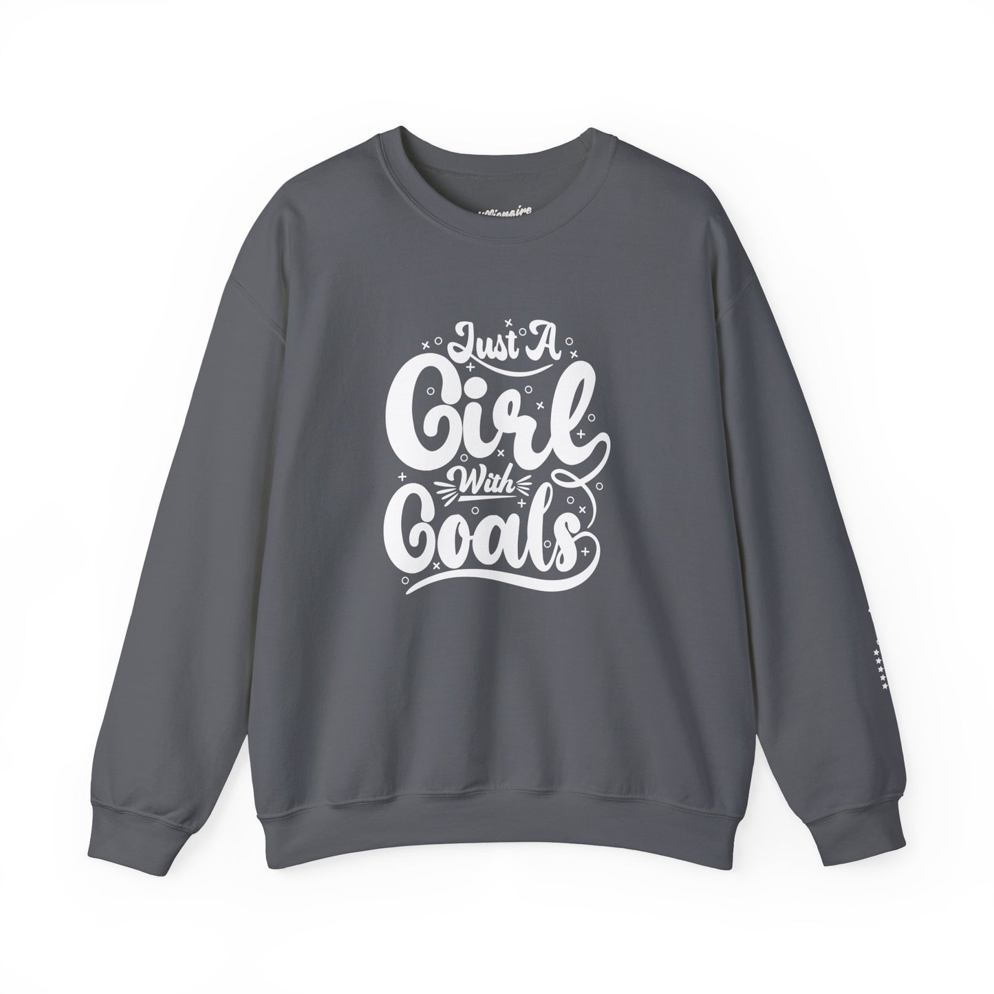 Just a Girl with Goals Unisex Crewneck Sweatshirt