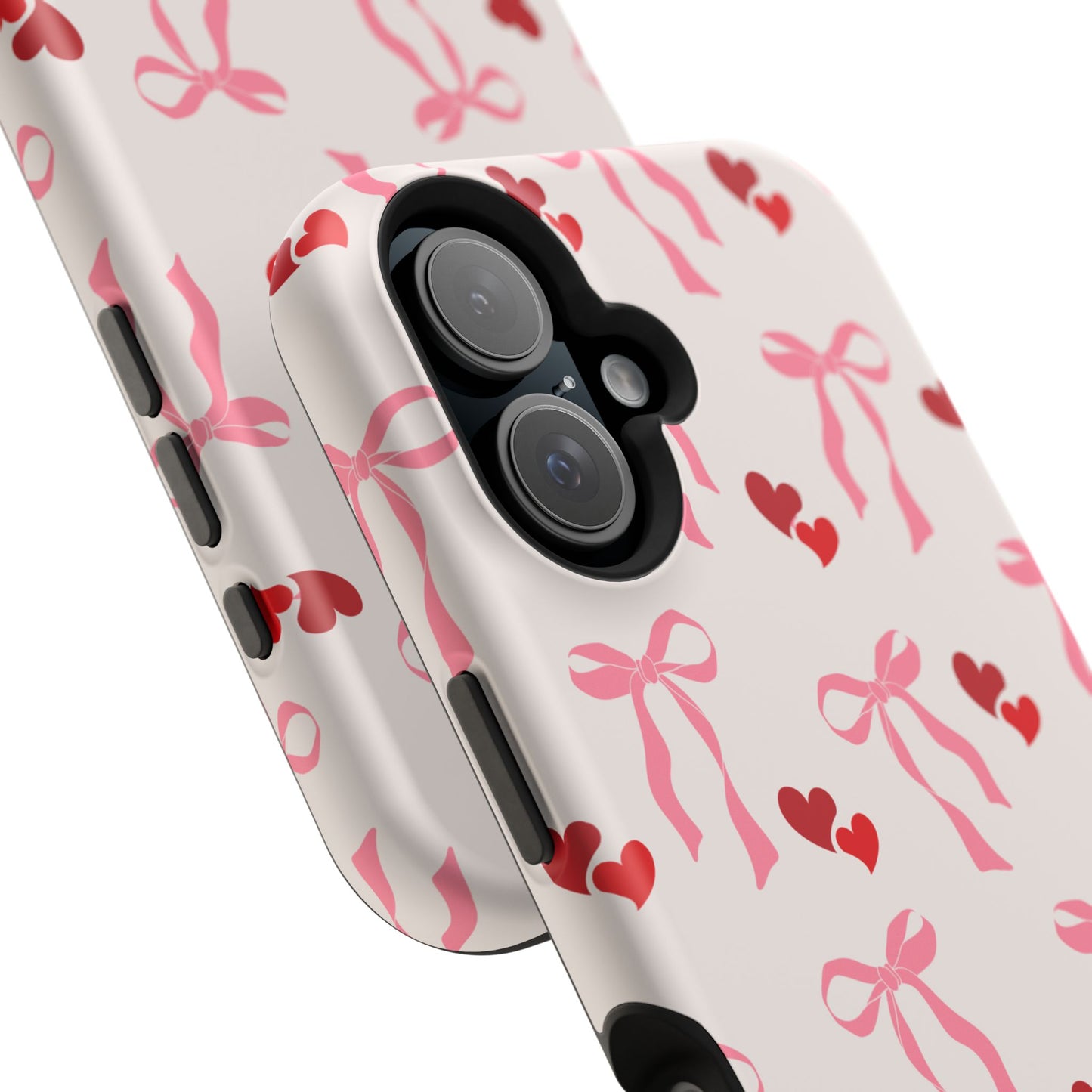 Pink Bows & Hearts MagSafe iPhone® Case