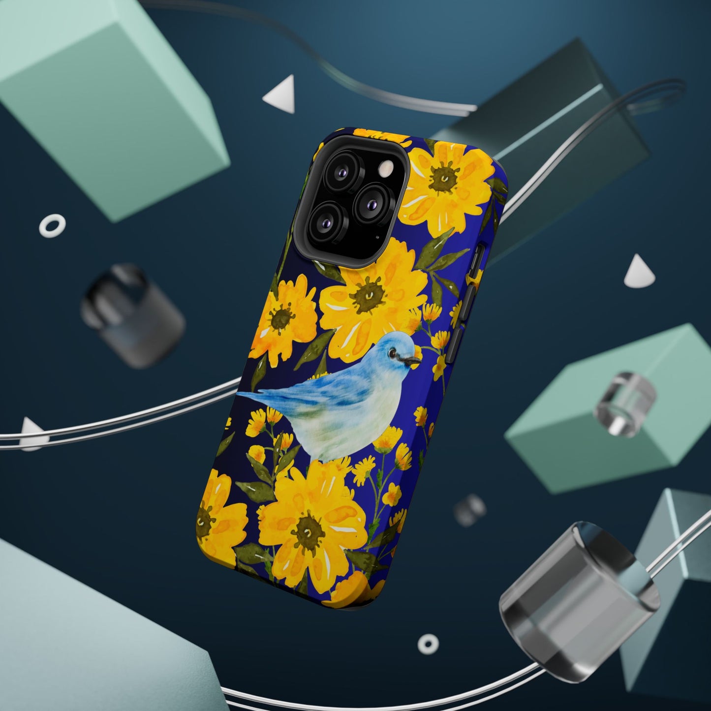 Yellow Flowers MagSafe iPhone® Case