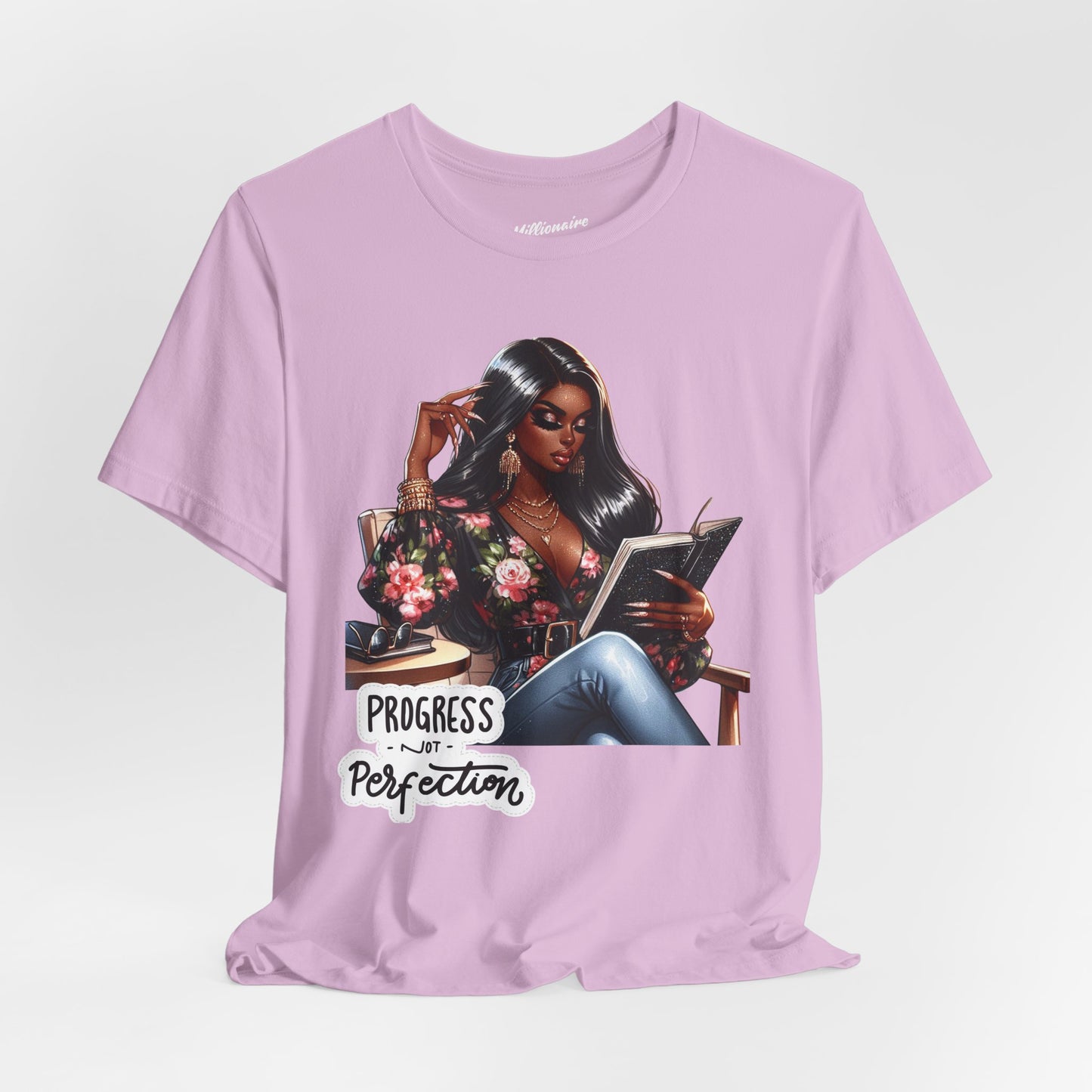Progress Not Perfection Soft Cotton Tee