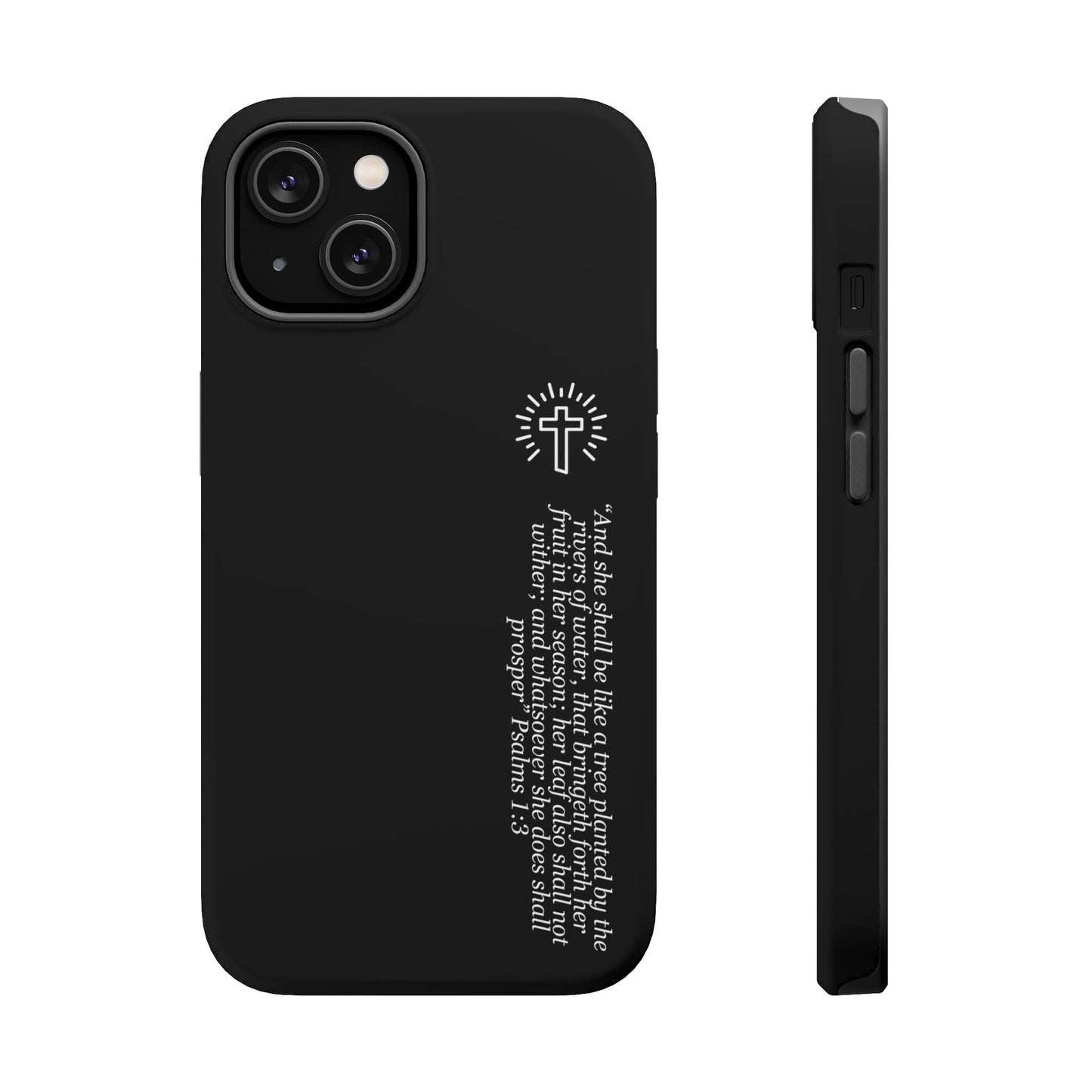She Shall be Planted MagSafe iPhone® Case Black