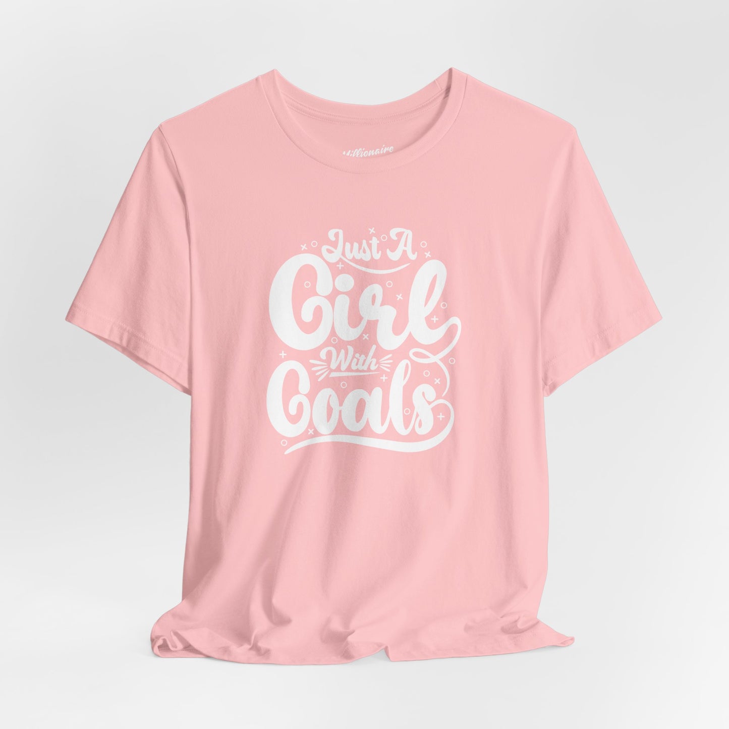 Just a Girl with Goals Soft Cotton Tee