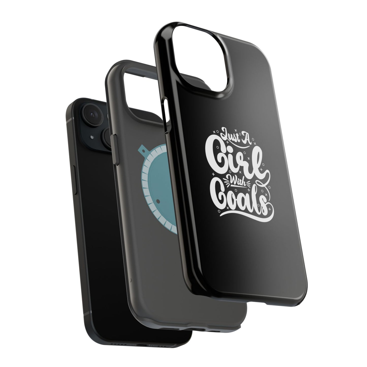 Girl with Goals MagSafe iPhone® Case Black
