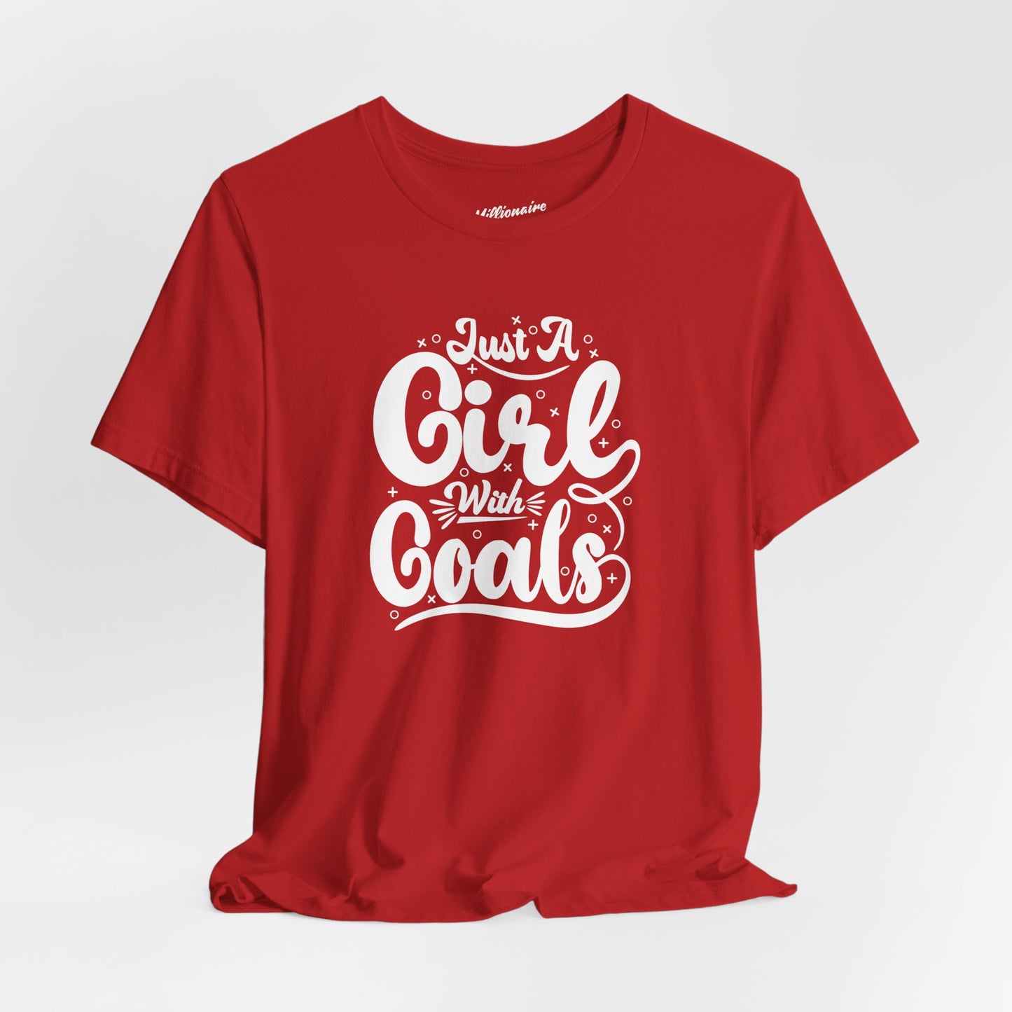 Just a Girl with Goals Soft Cotton Tee