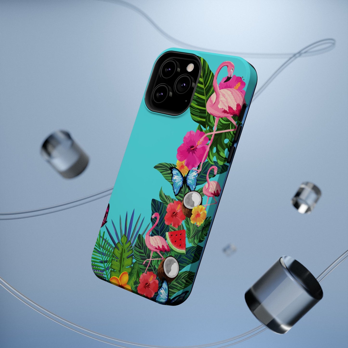 Pink Flamingo MagSafe iPhone® Case