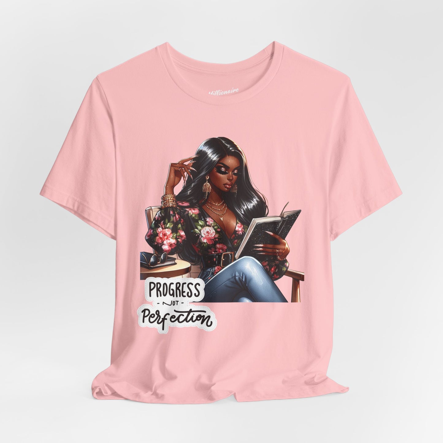 Progress Not Perfection Soft Cotton Tee