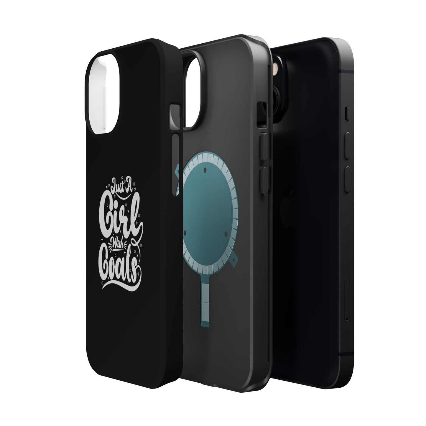 Girl with Goals MagSafe iPhone® Case Black