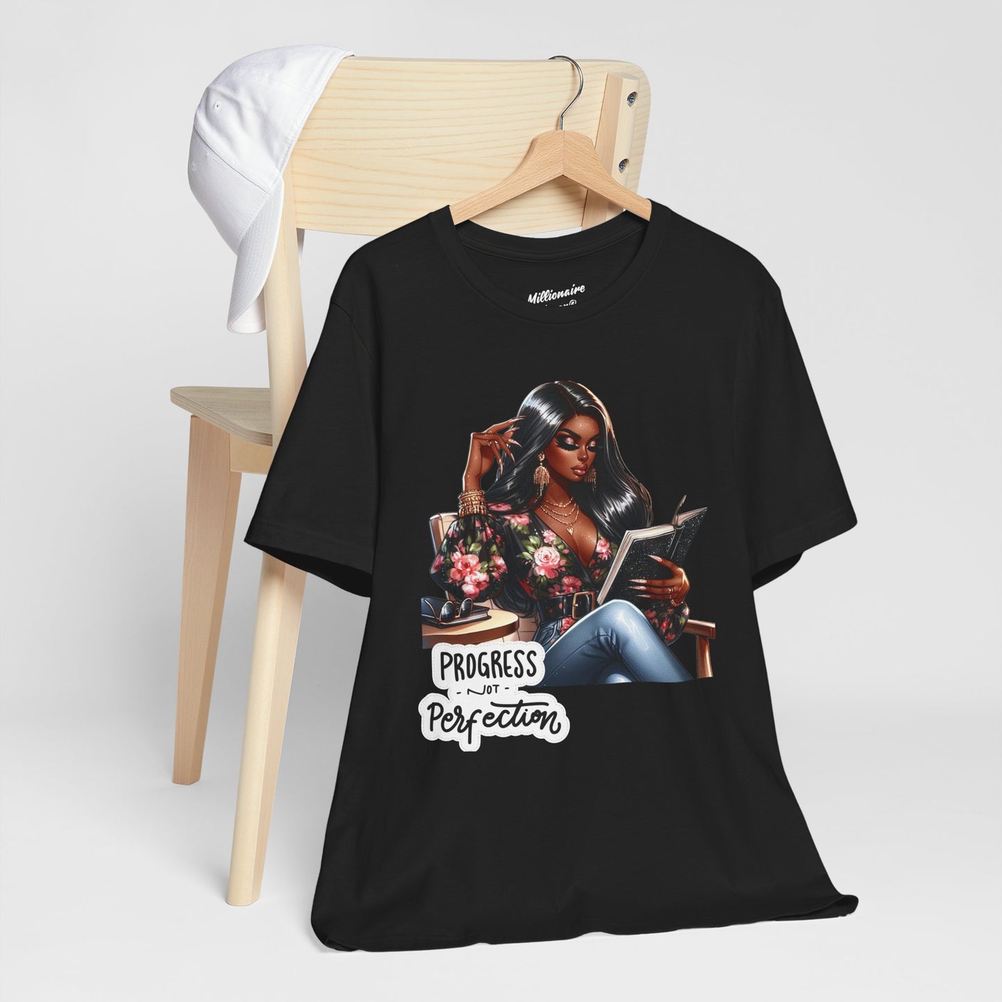 Progress Not Perfection Soft Cotton Tee