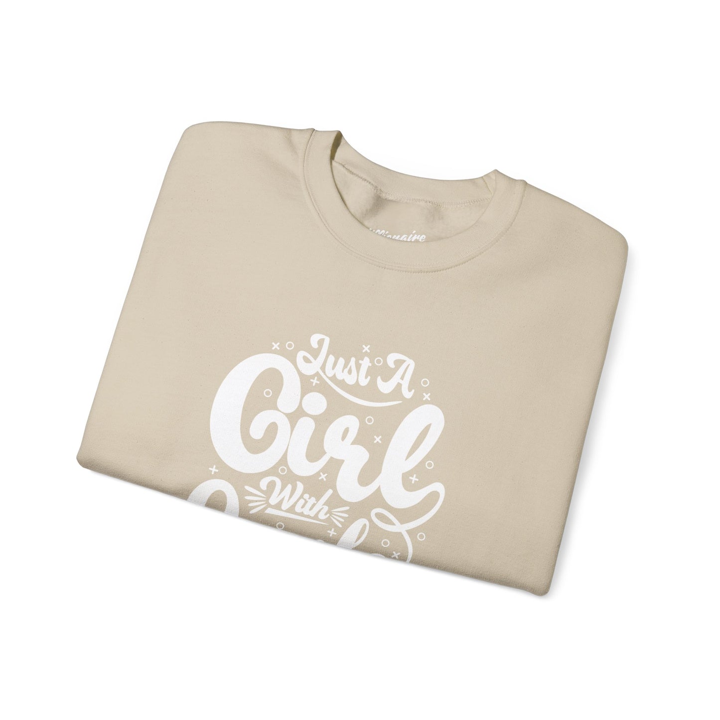 Just a Girl with Goals Unisex Crewneck Sweatshirt