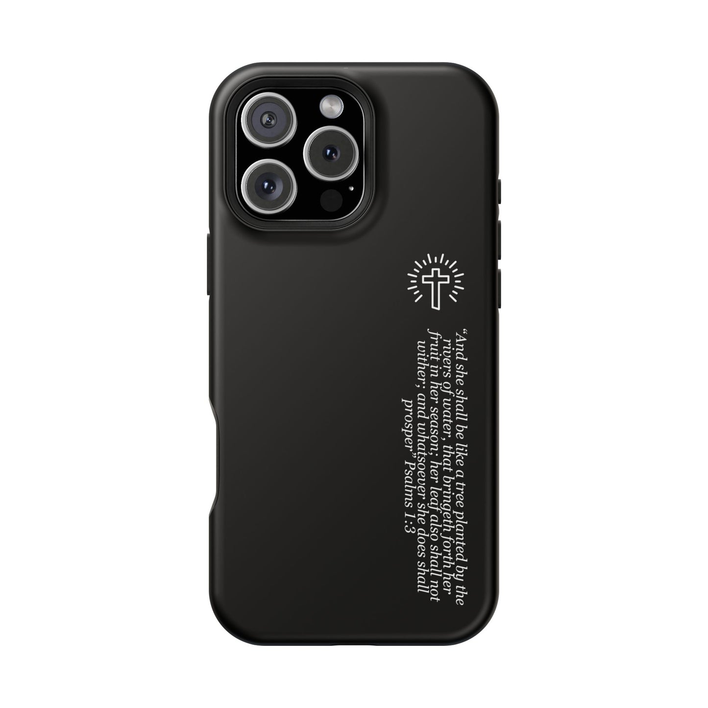 She Shall be Planted MagSafe iPhone® Case Black