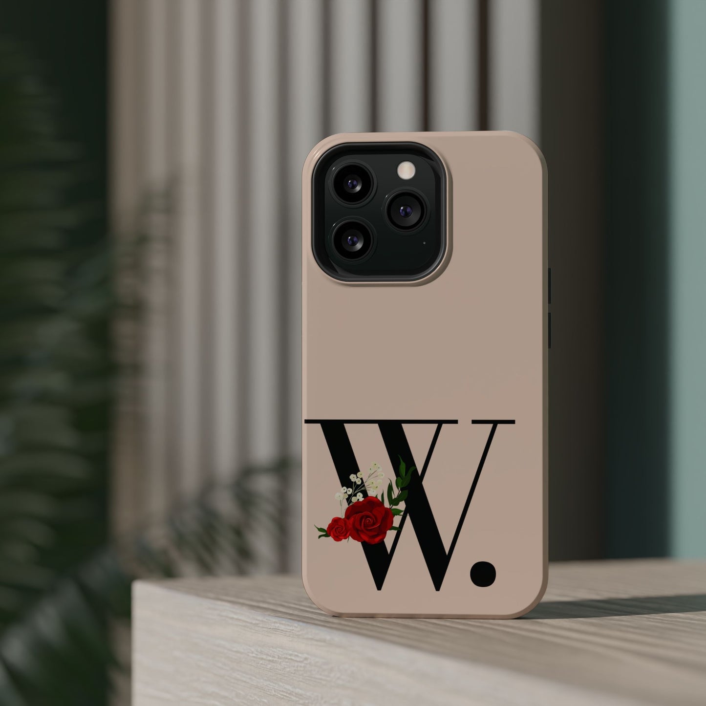 Personalized Letter W MagSafe iPhone® Case