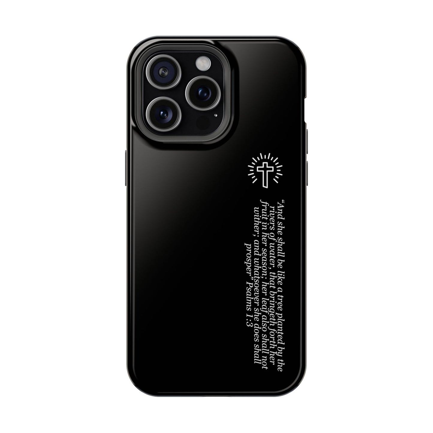 She Shall be Planted MagSafe iPhone® Case Black