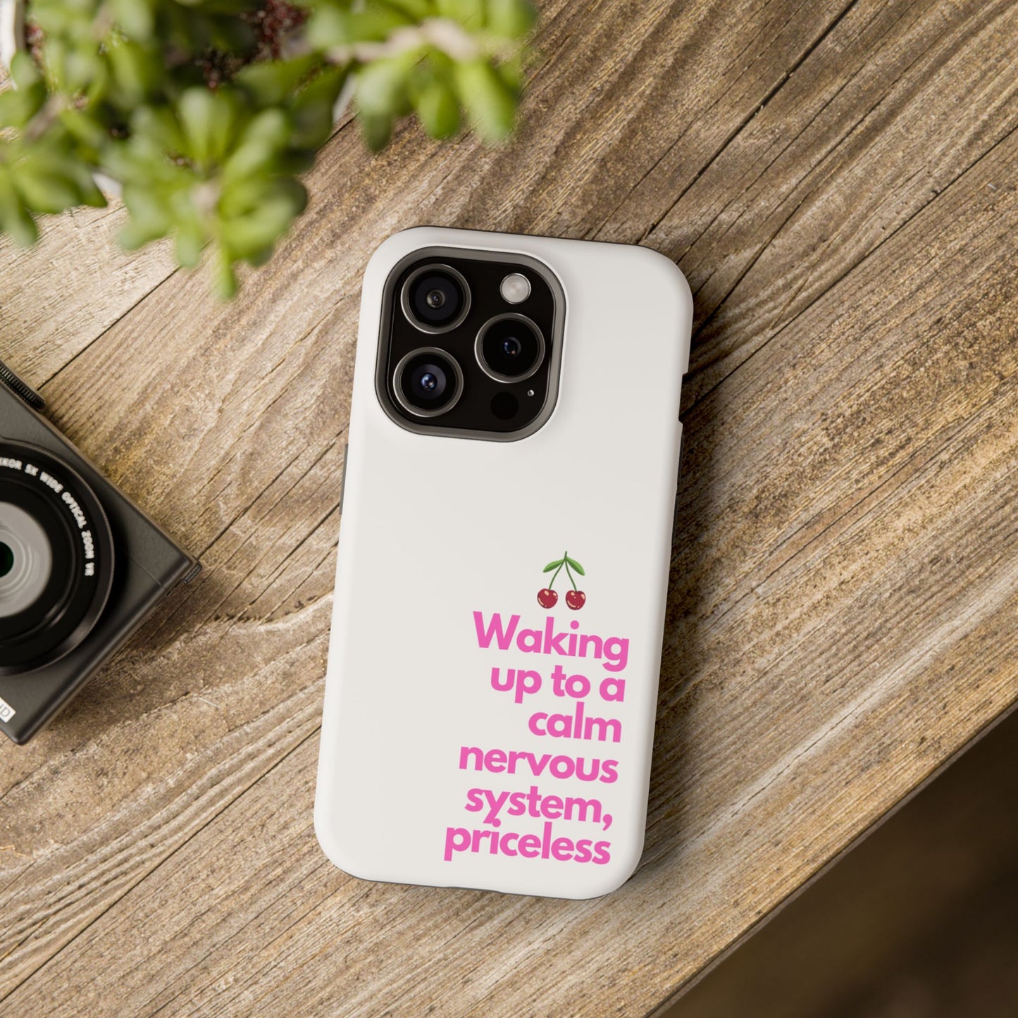 Stay Calm MagSafe iPhone® Case White
