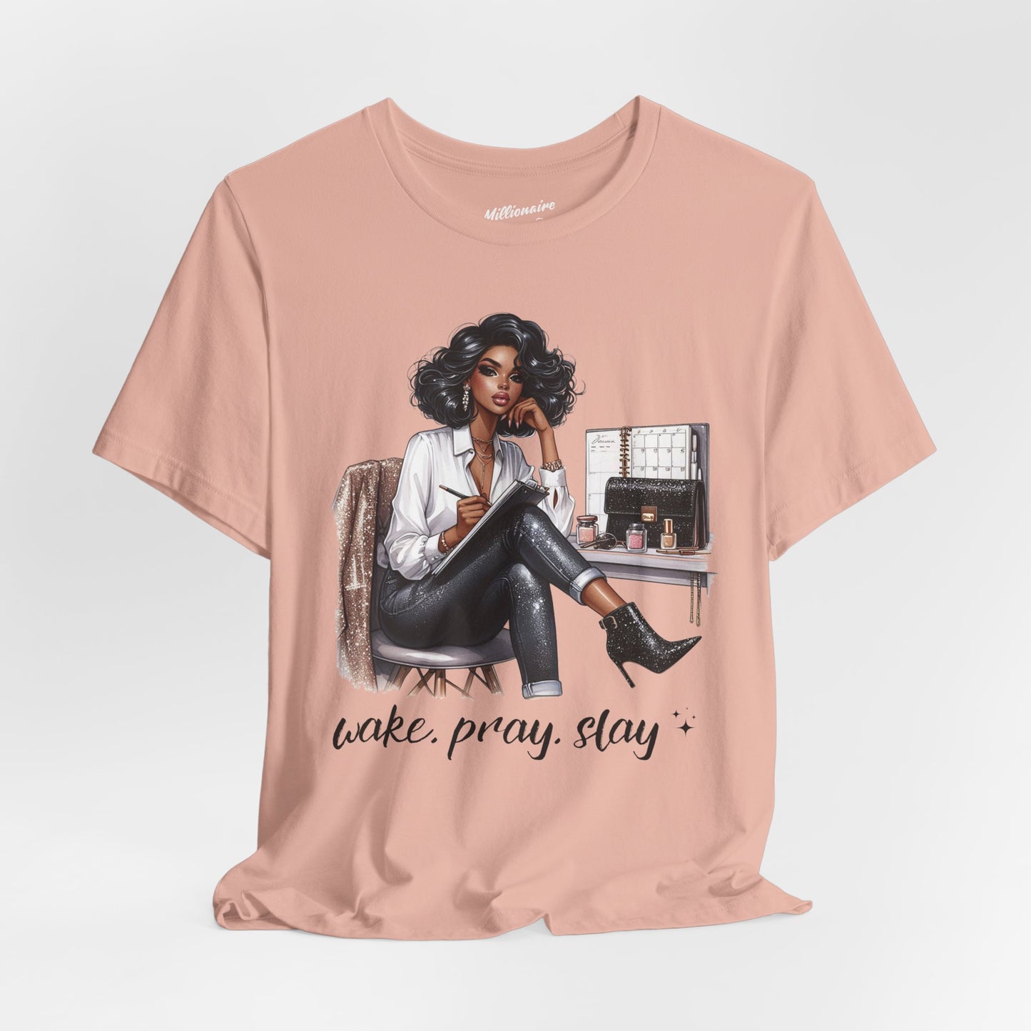 Wake Pray Slay Soft Cotton Tee