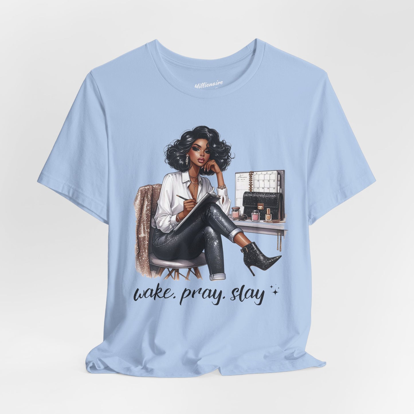 Wake Pray Slay Soft Cotton Tee