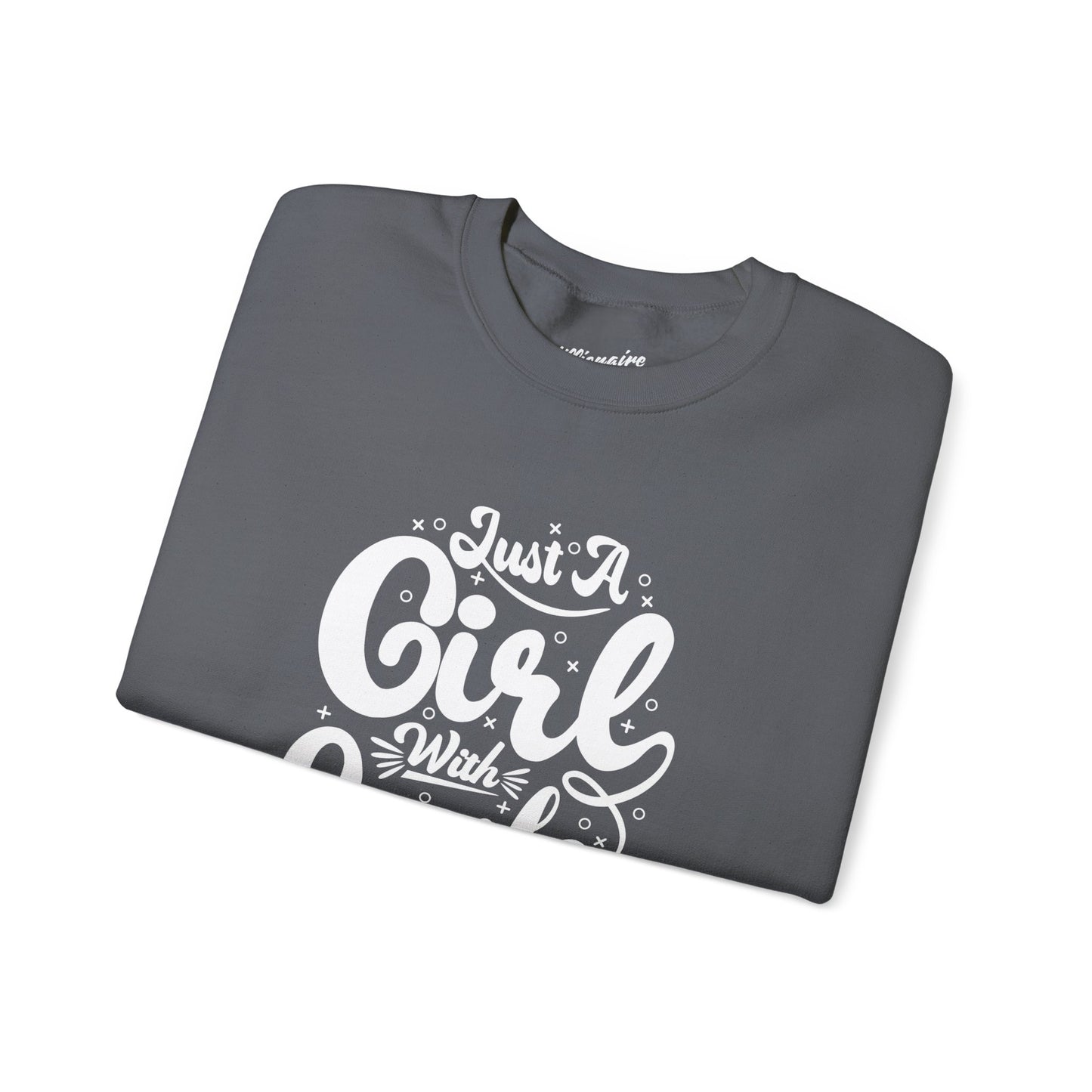 Just a Girl with Goals Unisex Crewneck Sweatshirt