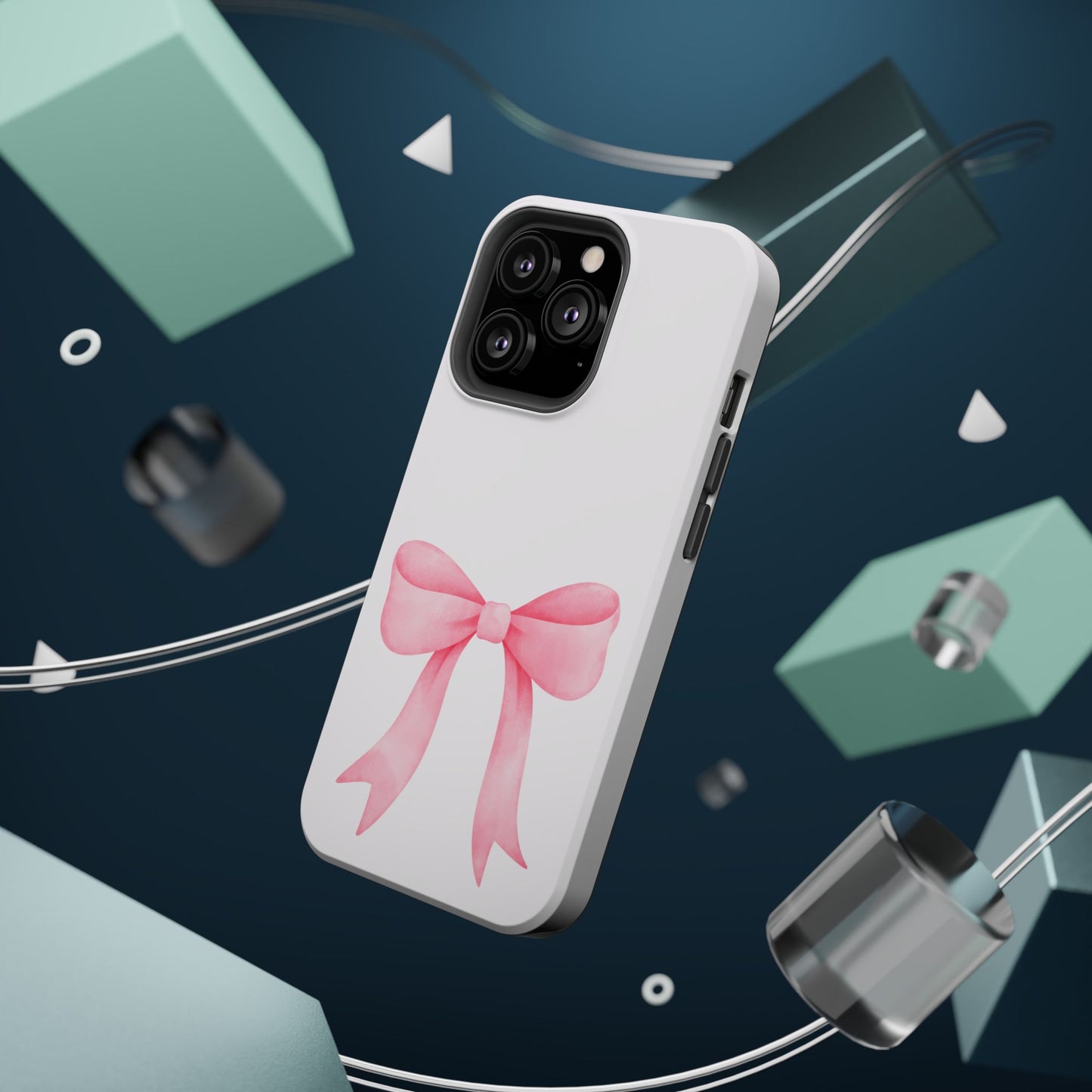 Pink Bow MagSafe iPhone® Case