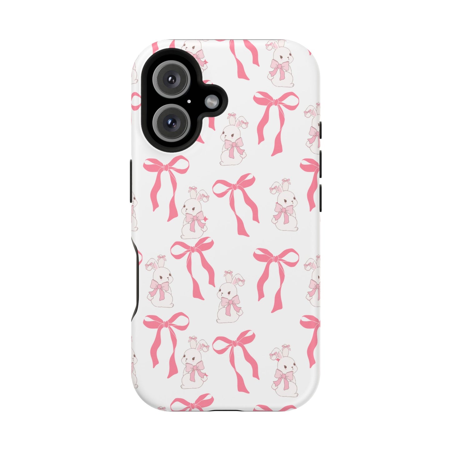 Pink Bows & Bunnies MagSafe iPhone® Case