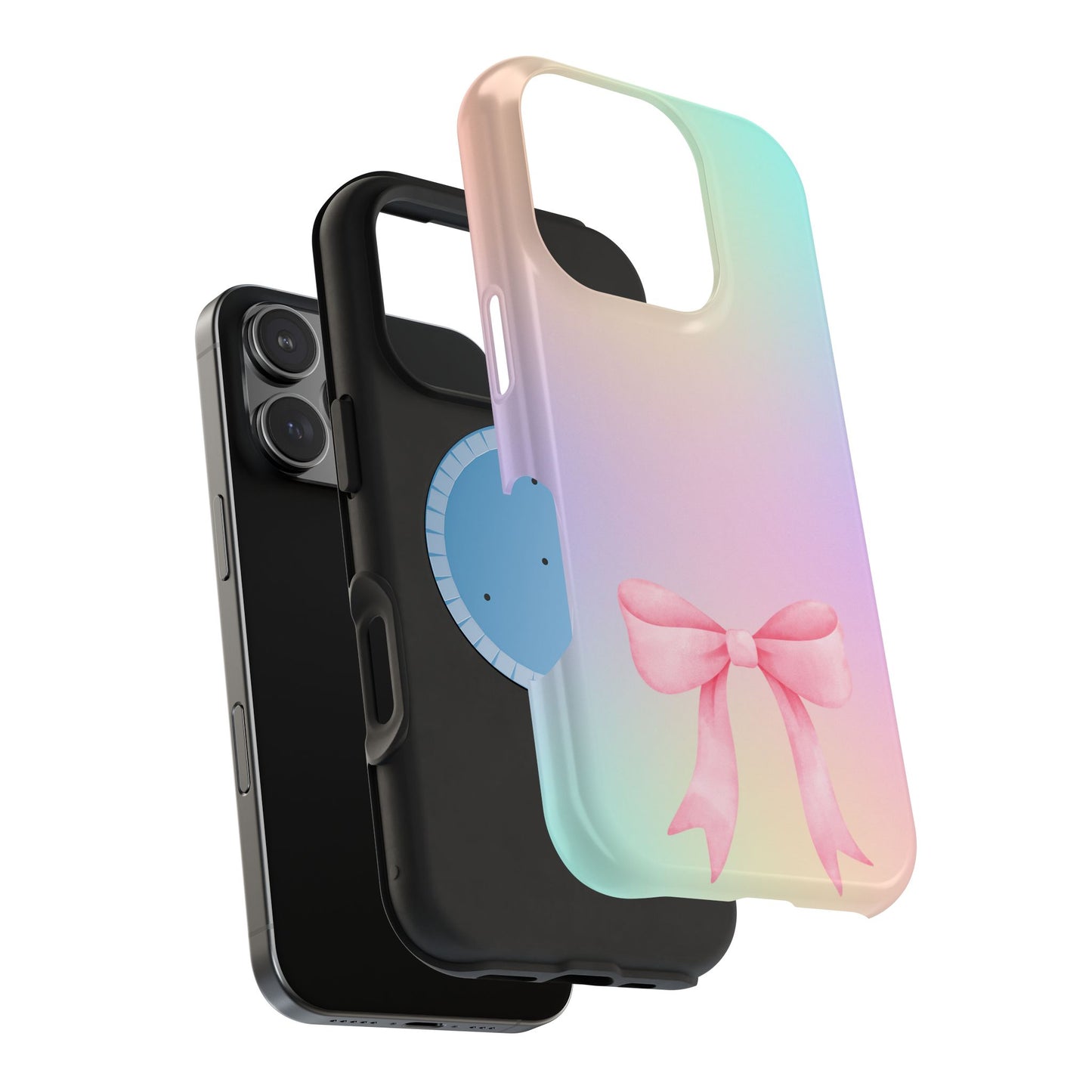 Pink Bow & Cotton Candy MagSafe iPhone® Case