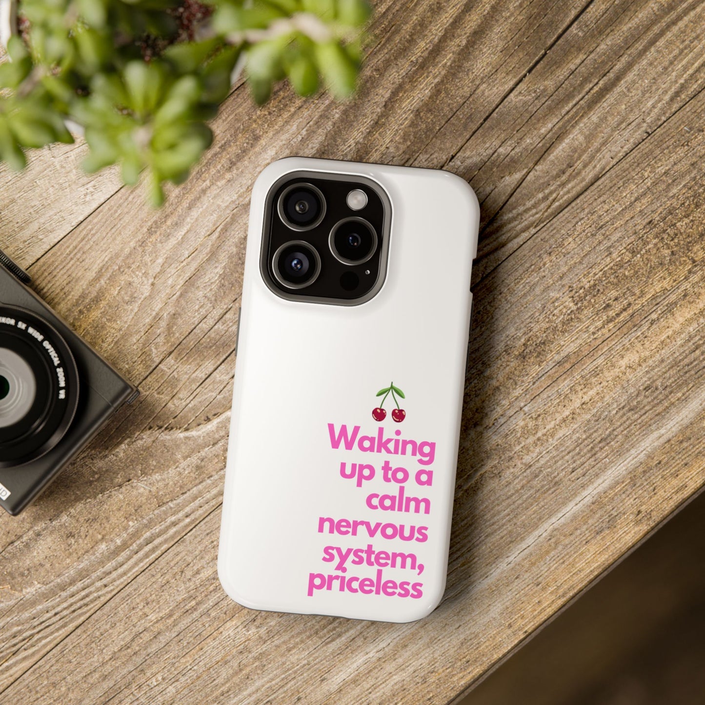 Stay Calm MagSafe iPhone® Case White