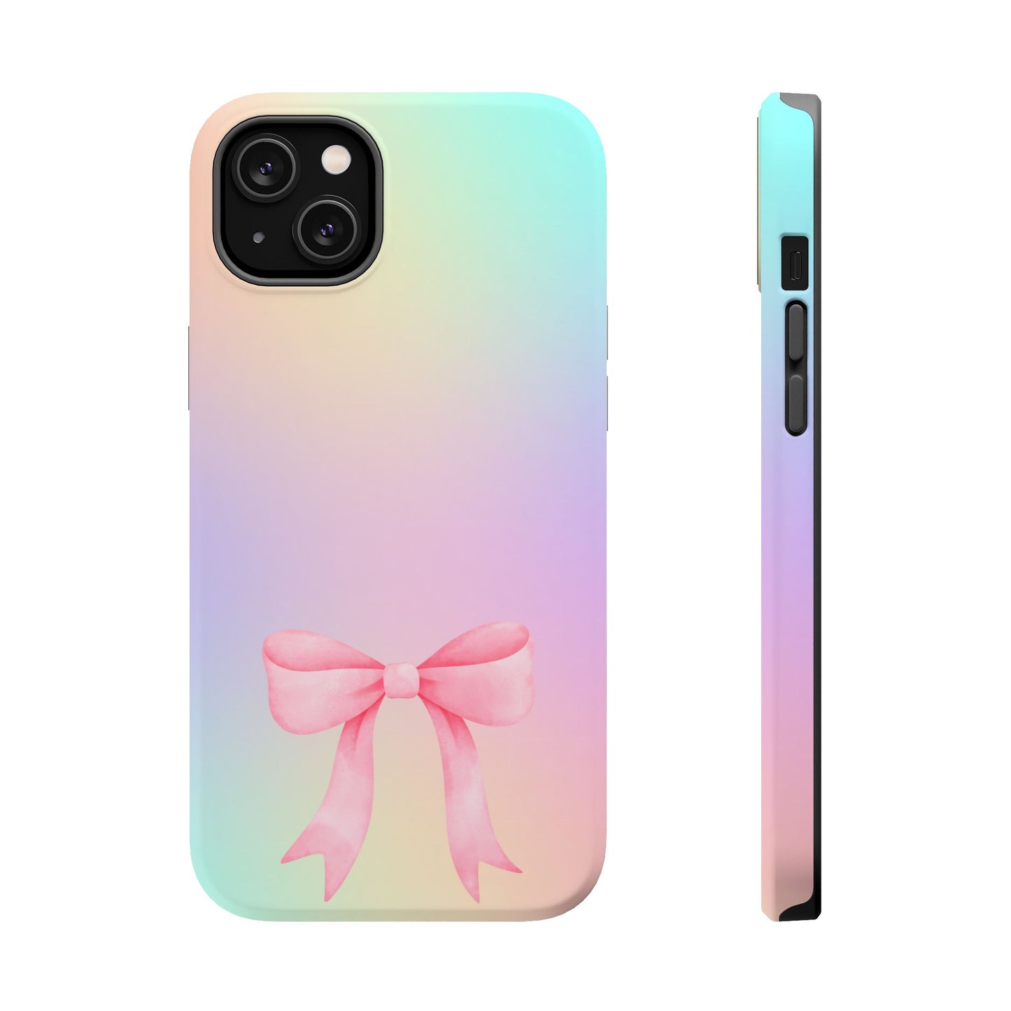 Pink Bow & Cotton Candy MagSafe iPhone® Case