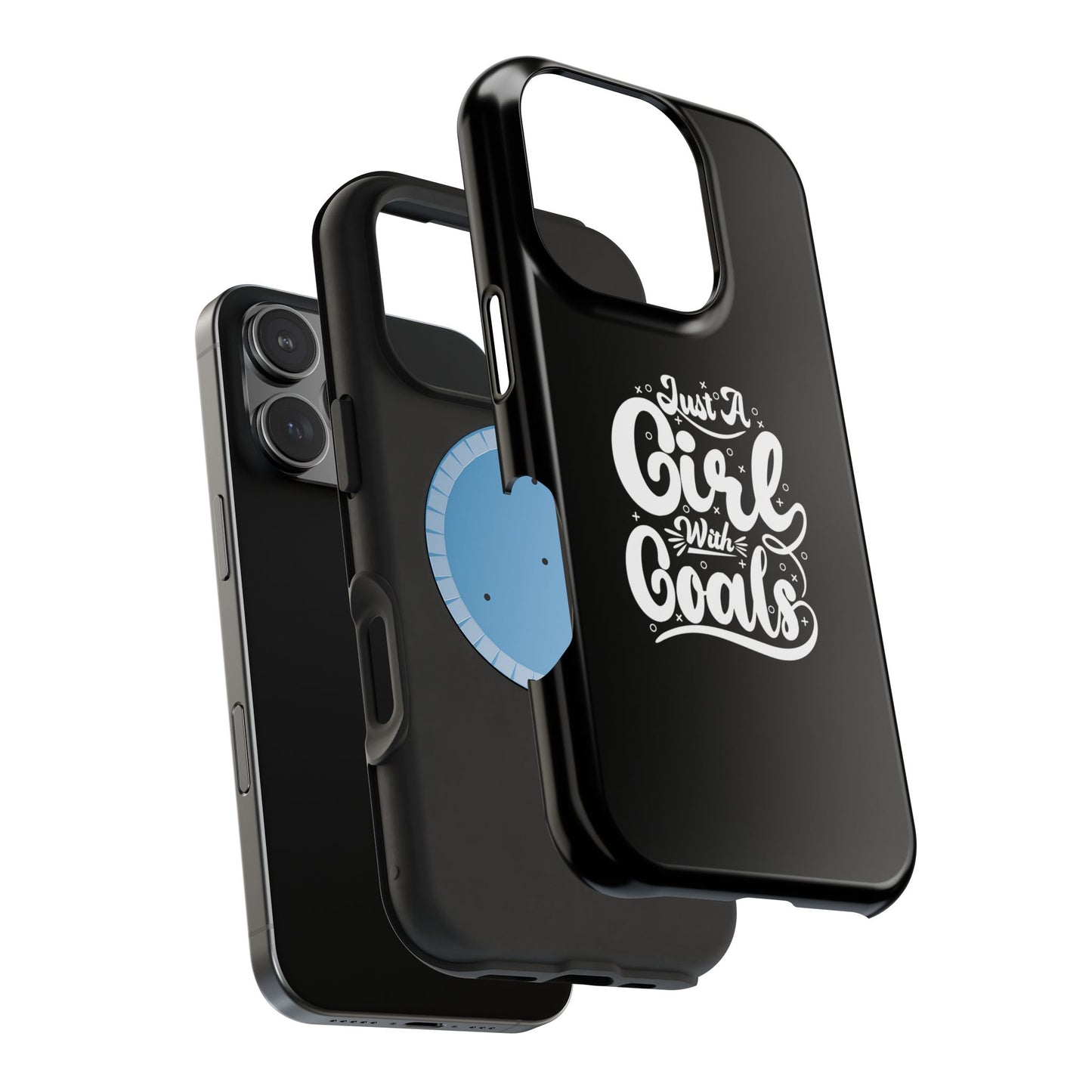 Girl with Goals MagSafe iPhone® Case Black