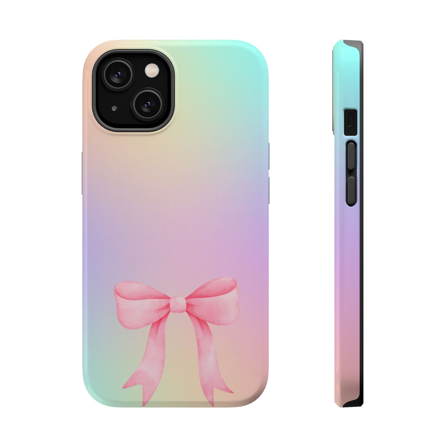 Pink Bow & Cotton Candy MagSafe iPhone® Case