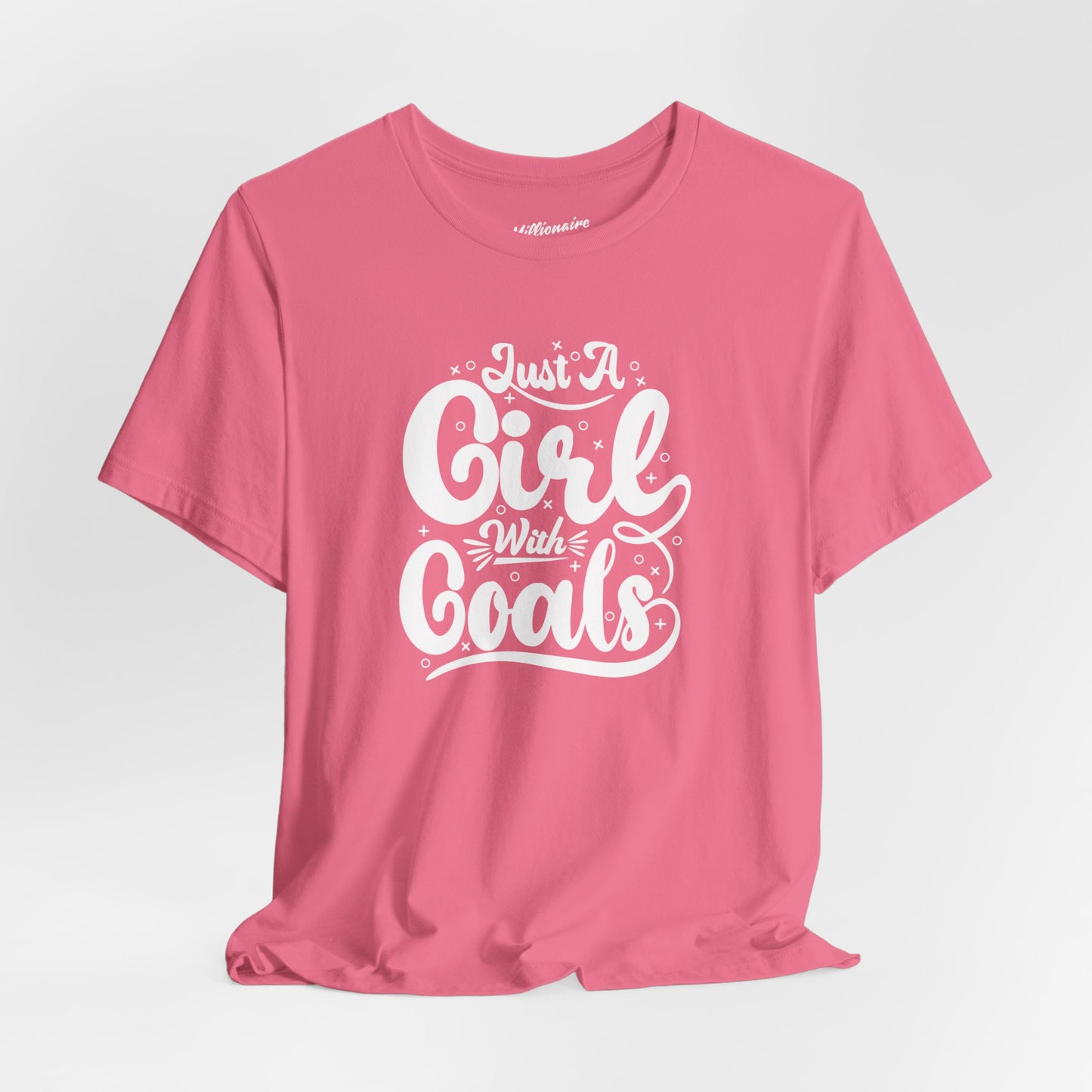 Just a Girl with Goals Soft Cotton Tee