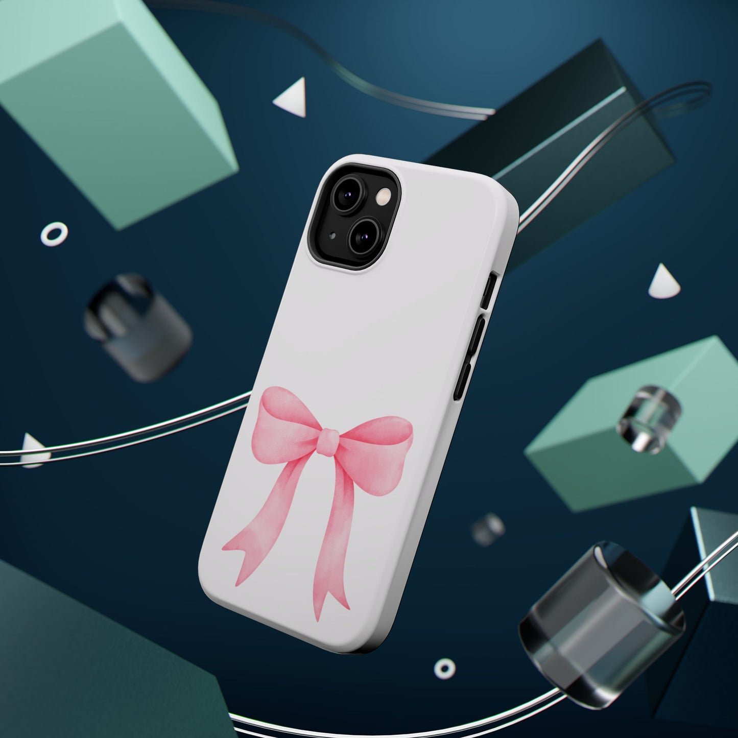 Pink Bow MagSafe iPhone® Case