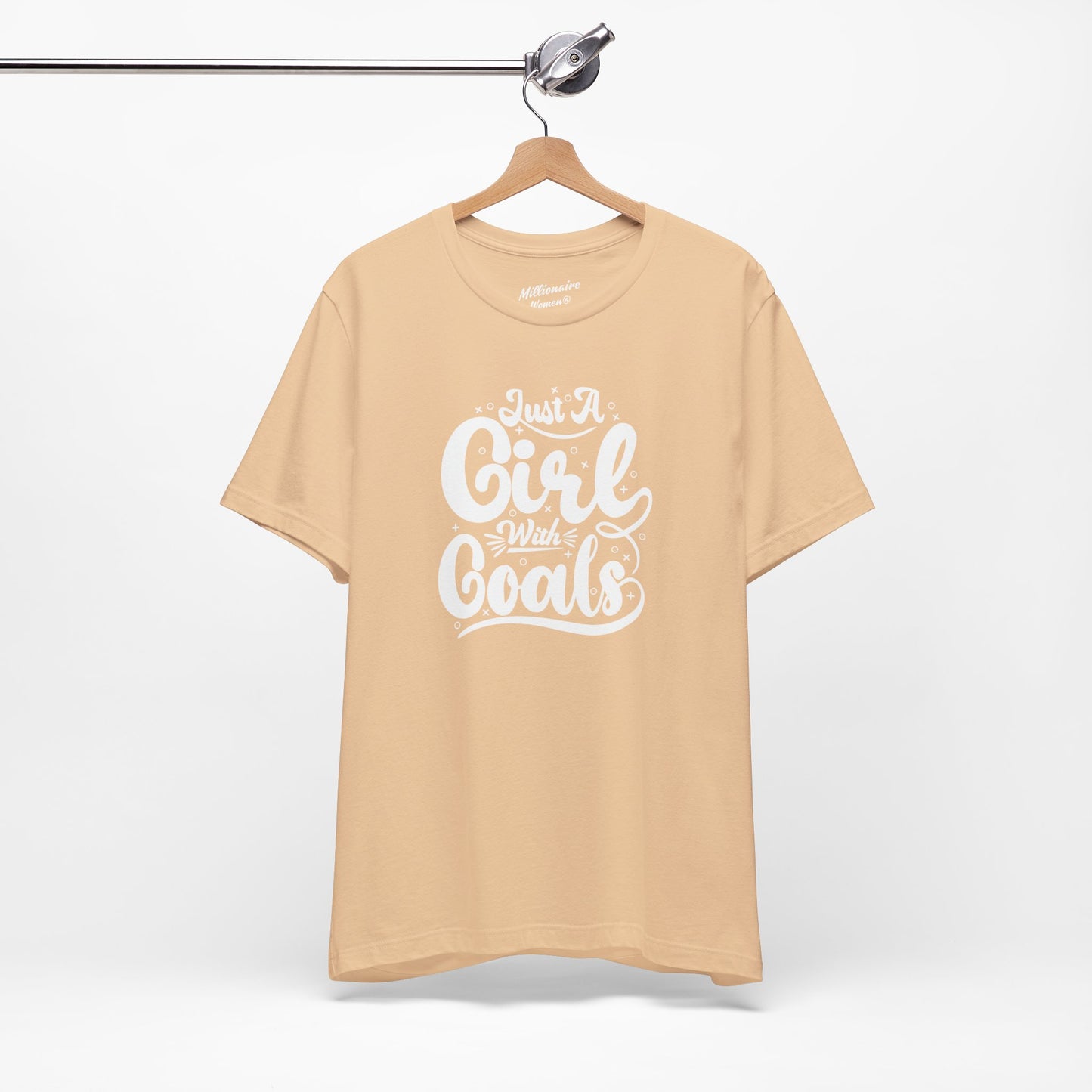 Just a Girl with Goals Soft Cotton Tee