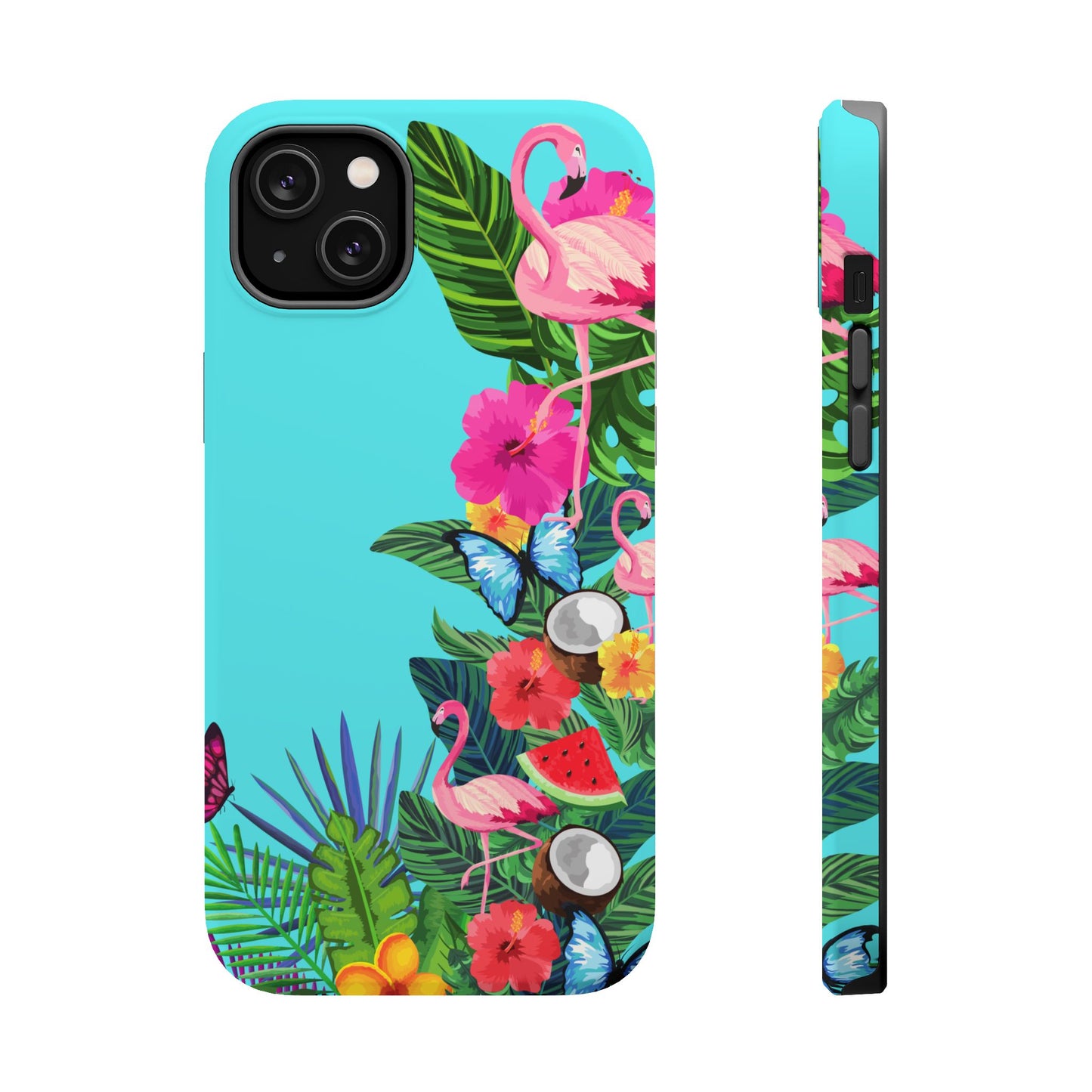 Pink Flamingo MagSafe iPhone® Case
