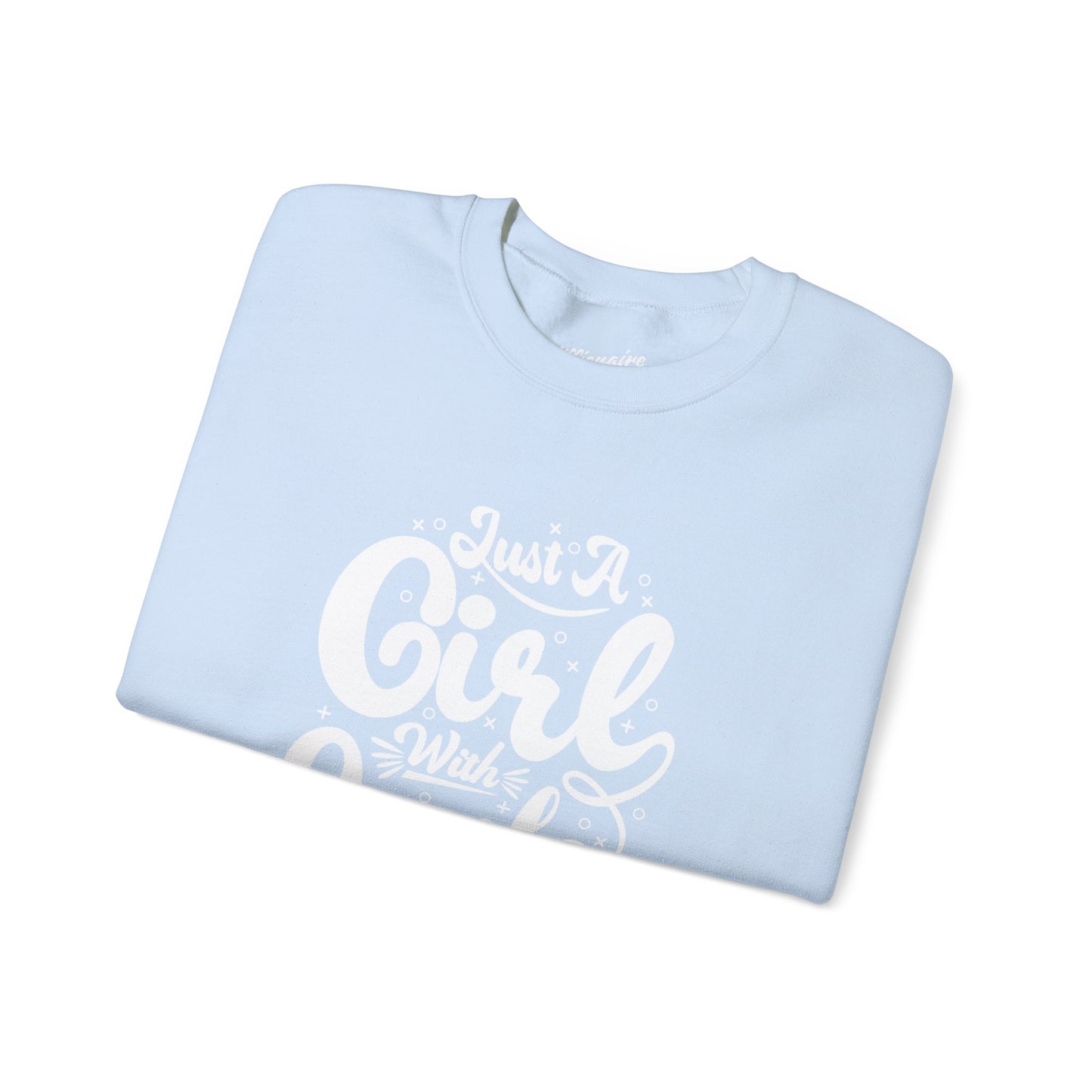 Just a Girl with Goals Unisex Crewneck Sweatshirt