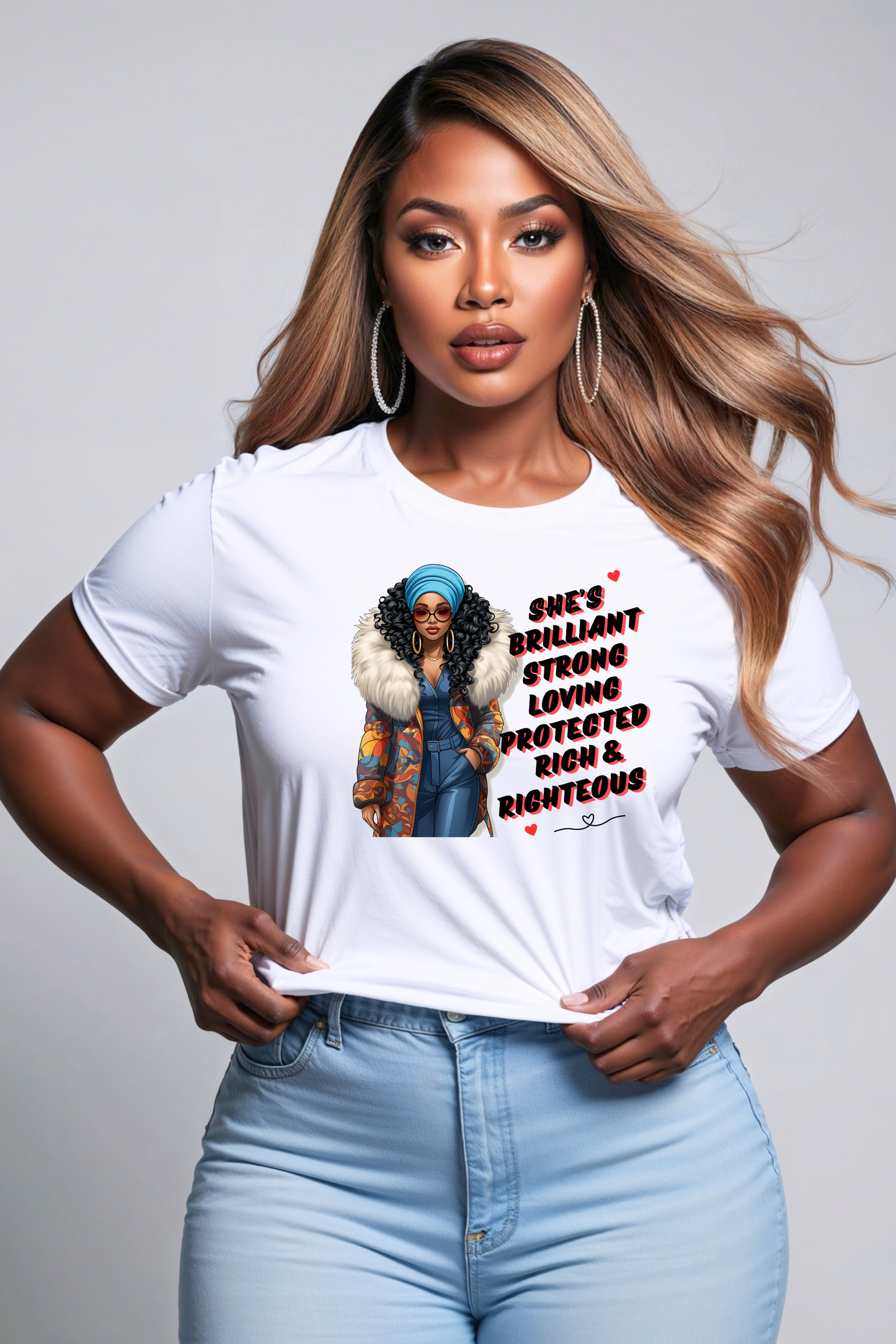 She's Brilliant Soft Cotton Tee