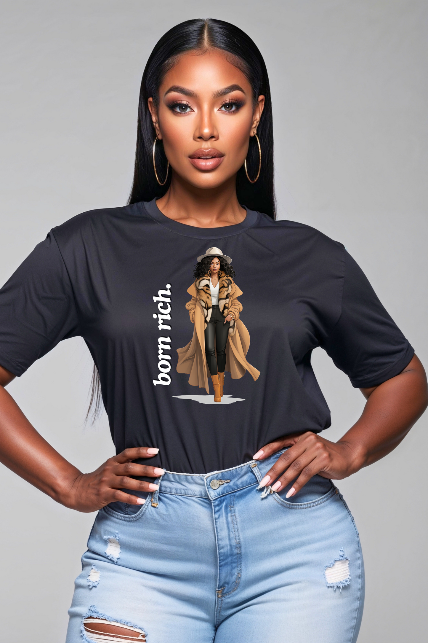 Born Rich Soft Cotton Tee