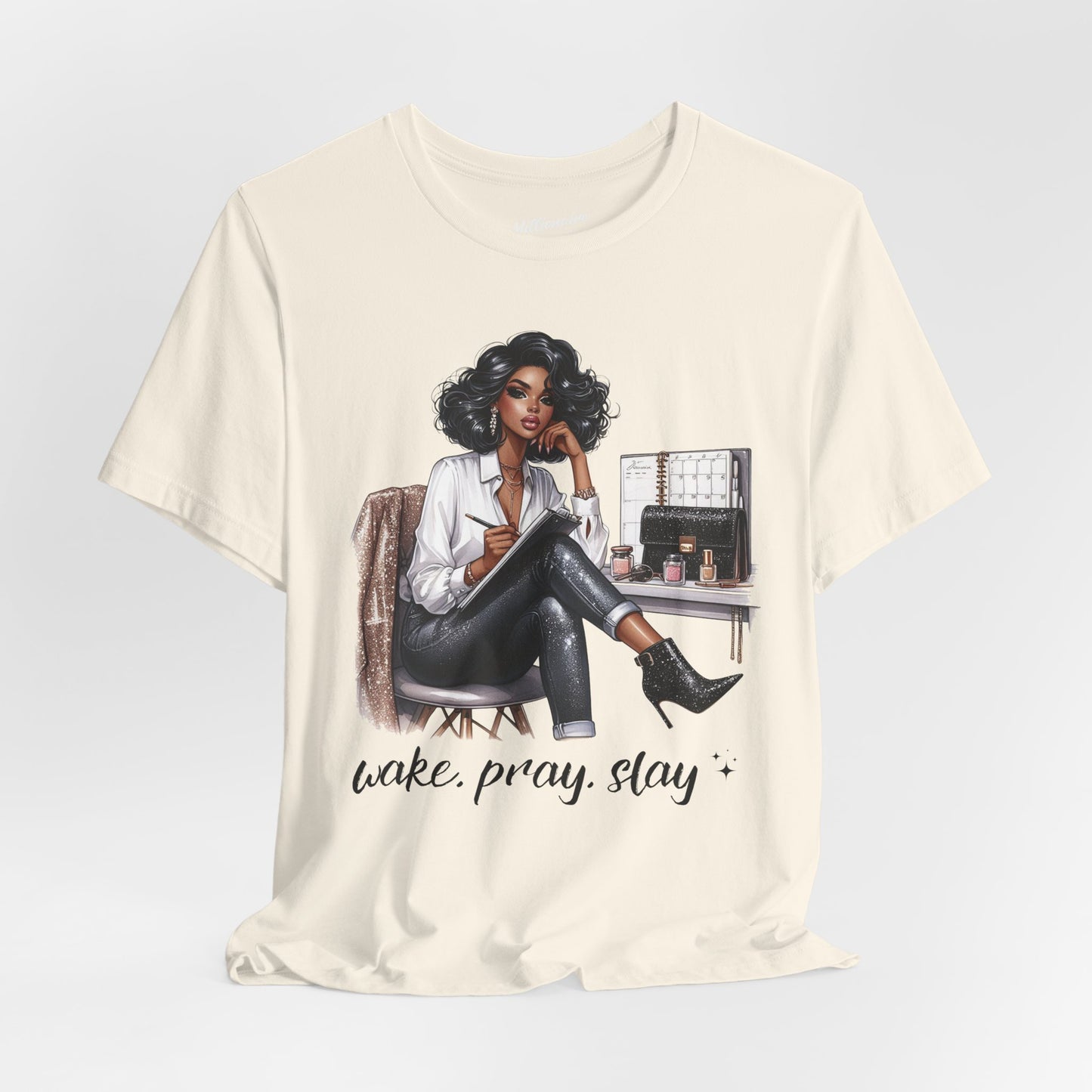 Wake Pray Slay Soft Cotton Tee