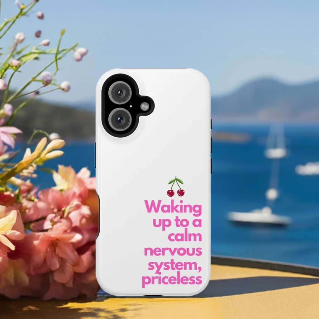 Stay Calm MagSafe iPhone® Case White
