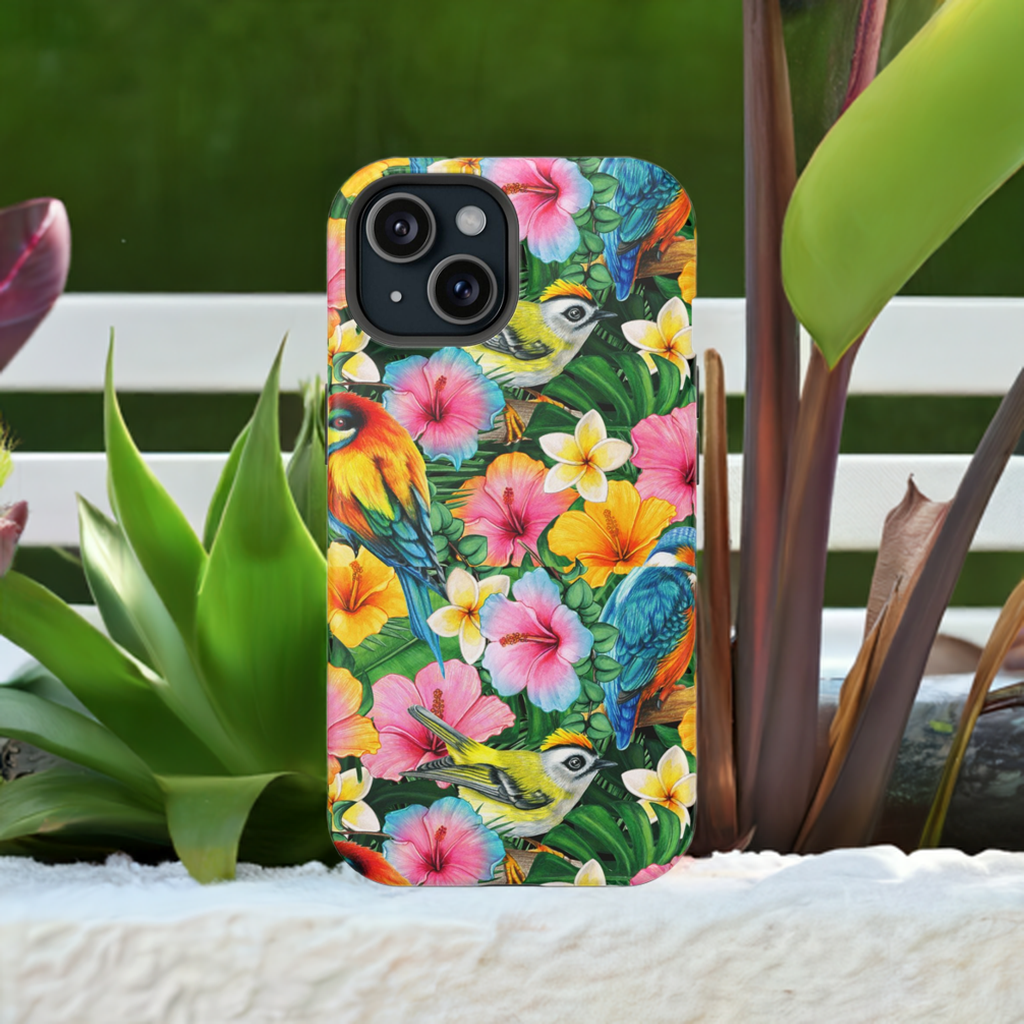 Tropical Birds MagSafe iPhone® Case
