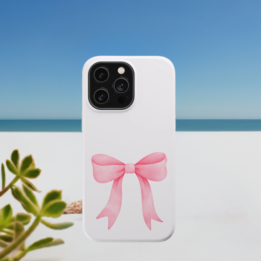 Pink Bow MagSafe iPhone® Case