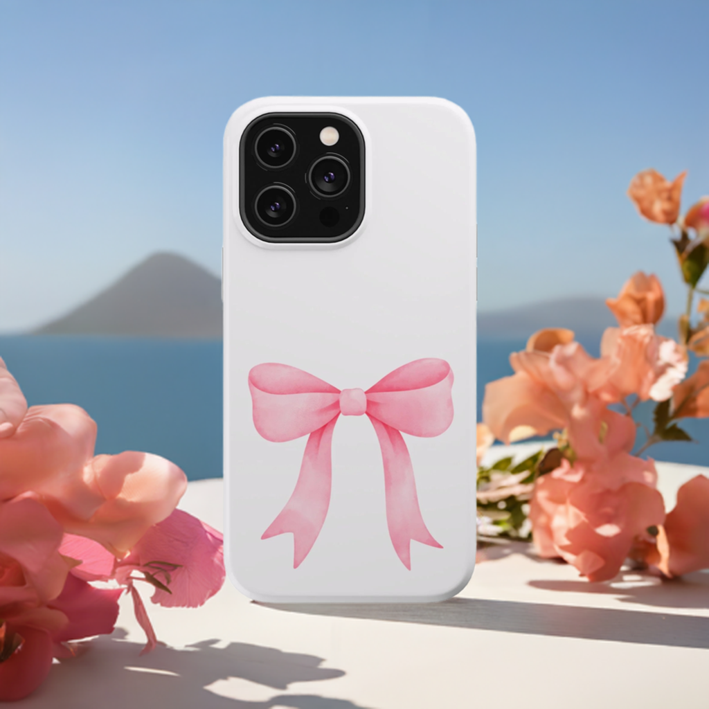 Pink Bow MagSafe iPhone® Case