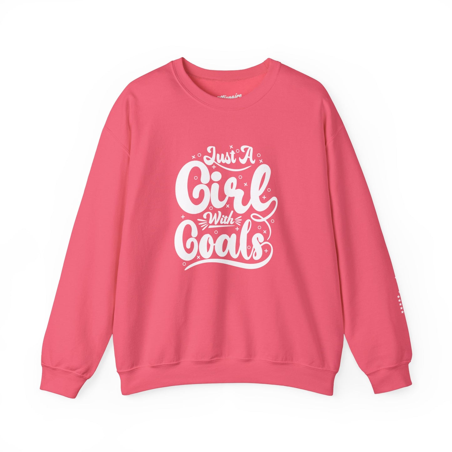 Just a Girl with Goals Unisex Crewneck Sweatshirt