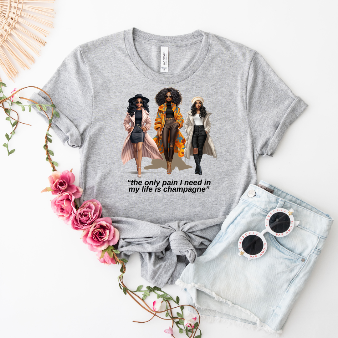 Champagne Soft Cotton Tee