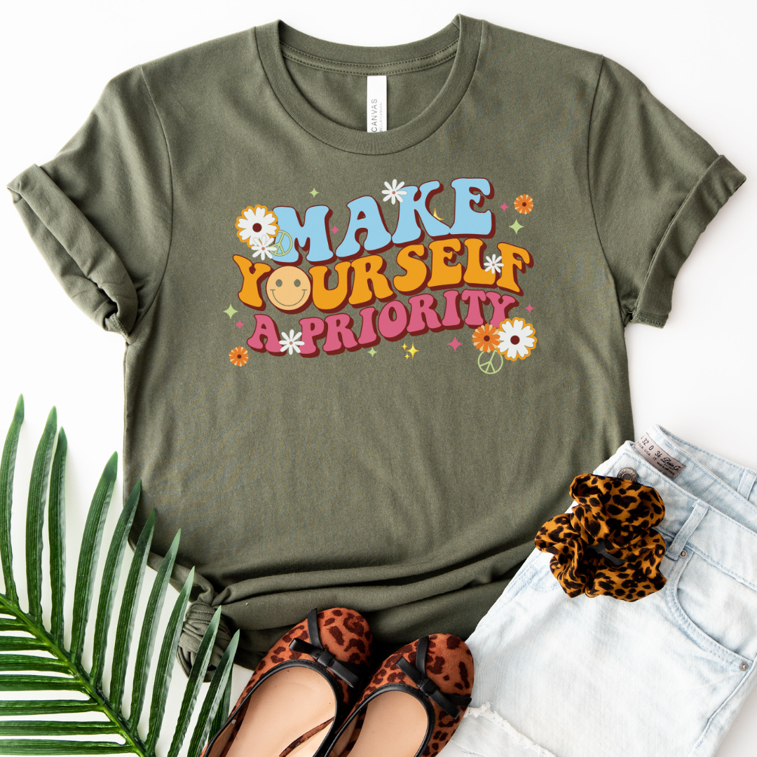 Make Yourself a Priority Soft Cotton Tee