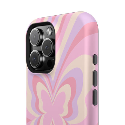 Pink Bow & Butterfly MagSafe iPhone® Case