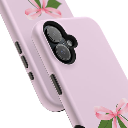 Pink Bow & Cherry MagSafe iPhone® Case