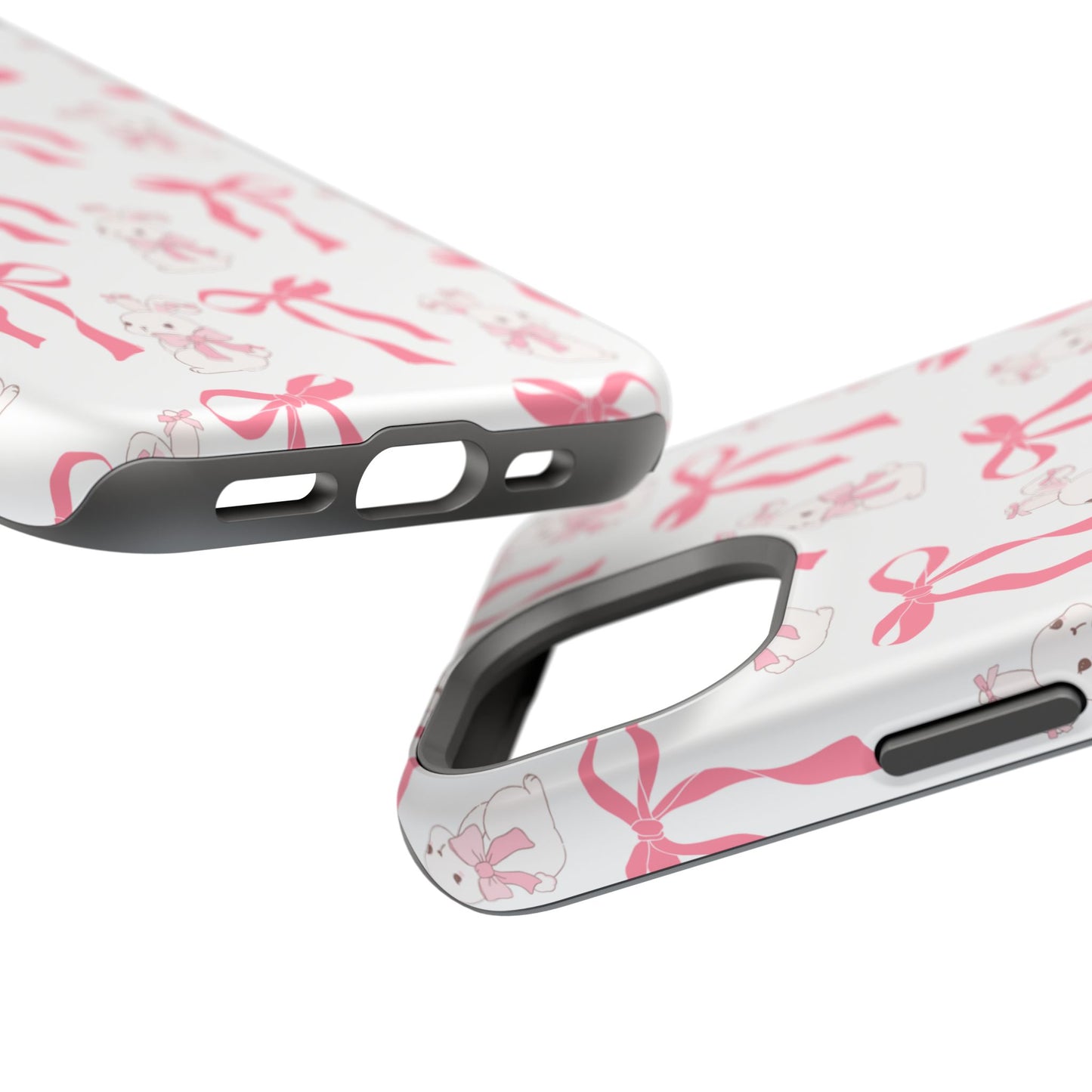 Pink Bows & Bunnies MagSafe iPhone® Case