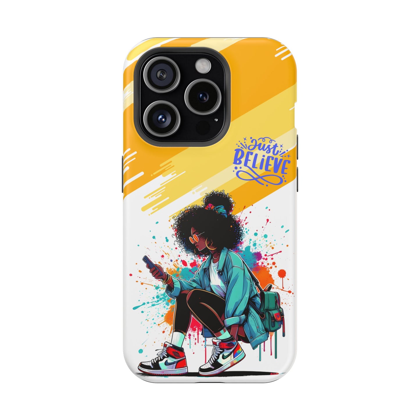 Black Girl Believe MagSafe iPhone® Case