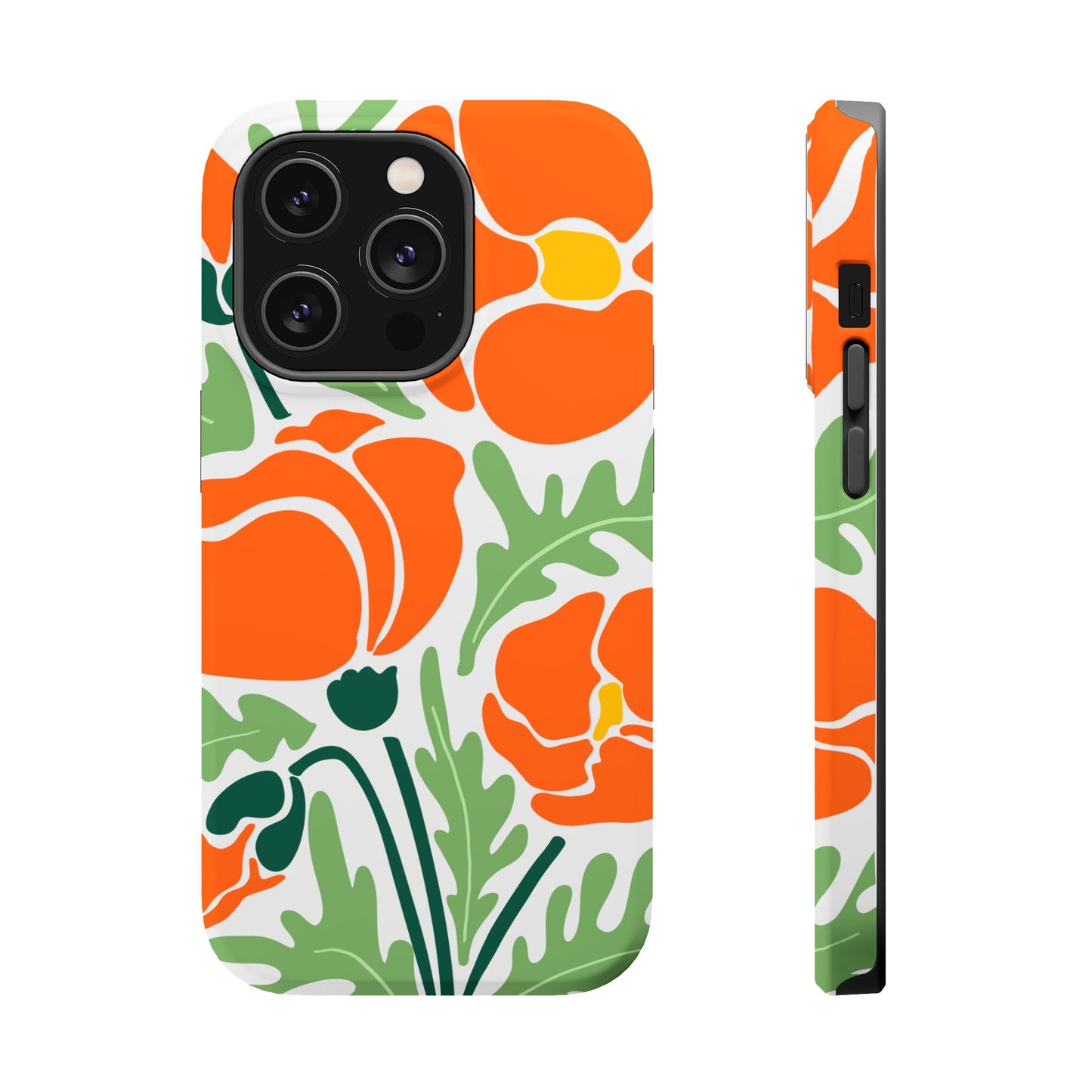 Orange Daisy MagSafe iPhone® Case