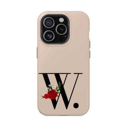 Personalized Letter W MagSafe iPhone® Case