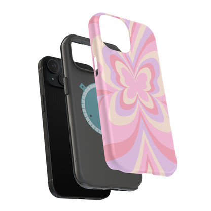 Pink Bow & Butterfly MagSafe iPhone® Case